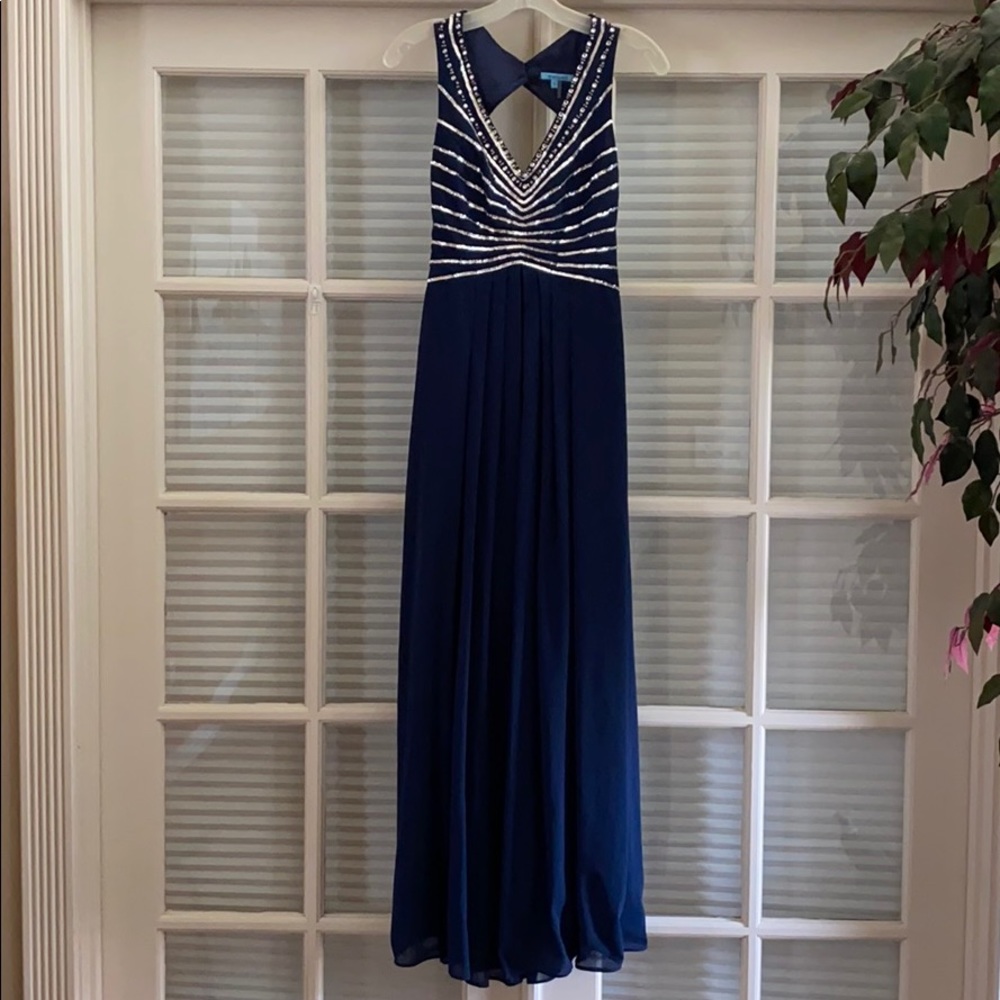 Minuet long formal dress